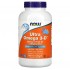 Now Foods Ultra Omega 3-D 180 капсул, омега-3 рыбий жир и витамин D-3