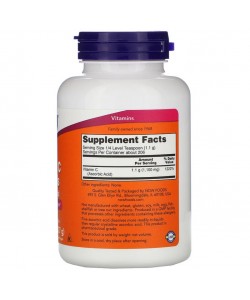 Now Foods Vitamin C Crystals 227 грамм, аскорбиновая кислота в порошке