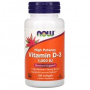 Now Foods Vitamin D-3 1000 IU 180 softgels