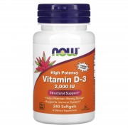 Now Foods Vitamin D-3 2000 IU 240 softgels