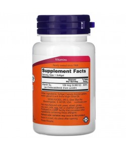 Now Foods Vitamin D-3 240 капсул, витамин д