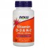 Now Foods Vitamin D3 & K2 120 капсул