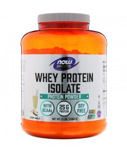 Now Foods Sports Whey Protein Isolate 2268 грамм, изолят сывороточного протеина