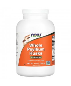Now Foods Whole Psyllium Husks 340 грам, цільне лушпиння подорожника