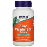 Now Foods Zinc Picolinate 50 mg 120 caps