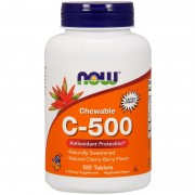 Now Foods Chewable C-500 100 tabs Апельсин