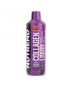 Nutrend Collagen Liquid 500 мл, гідролізований колаген, збагачений вітамінами C, B6, B12, біотином і міддю