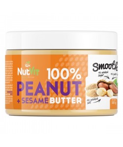 OstroVit 100% Peanut Butter + Sesame 500 грамм, арахисовое масло с добавлением кунжута