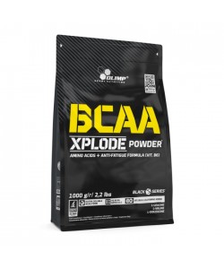 OLIMP BCAA Xplode Powder 1000 грам, комплекс BCAA в порошку, доповнений L-глютаміном і вітаміном B6