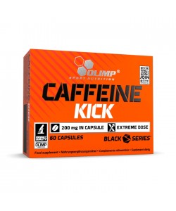 Olimp Caffeine Kick 200 mg 60 капсул, безводный кофеин