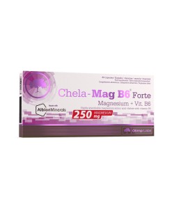 Olimp Chela-Mag B6 Forte 60 капсул, магний + витамин В6