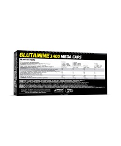 Olimp Glutamine 1400 Mega Caps 120 капсул, глютамін