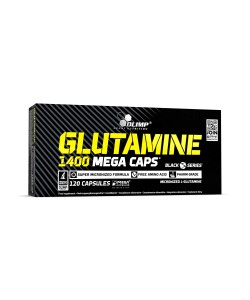 Olimp Glutamine 1400 Mega Caps 120 капсул, глютамін