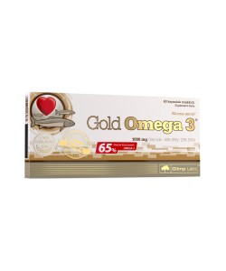 Olimp Gold Omega 3 65% 60 капсул, концентрований риб'ячий жир