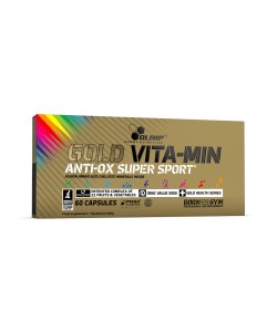 Olimp Gold Vita-Min Anti-ox Super Sport 60 капсул, вітамінно-мінеральний комплекс з антиоксидантами