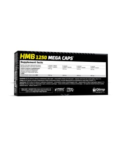 Olimp HMB 1250 Mega Caps 120 капсул, HMB