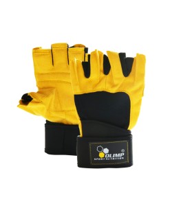 Olimp Training Gloves Hardcore Raptor Yellow, удобные и гибкие тренировочные перчатки