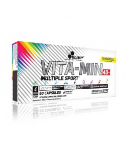 Olimp Vita Min Multiple Sport 40+ 60 капсул, мультивитаминная добавка для людей старше 40 лет