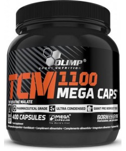 Olimp TCM 1100 Mega Caps 400 капсул, три-креатин малат