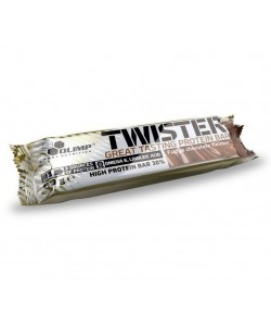 Olimp Twister High Protein Bar 30% 60 грам, смачний протеїновий батончик