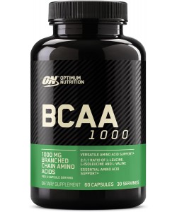 Optimum Nutrition BCAA 1000 200 капсул, амінокислоти бцаа в капсулах