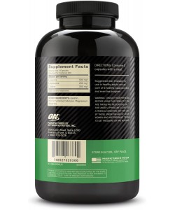 Optimum Nutrition BCAA 1000 400 капсул, амінокислоти бцаа в капсулах