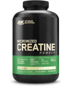 Optimum Nutrition Creatine Powder 600 грамм, микронизированный, 100% чистый моногидрат креатина