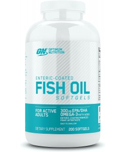 Optimum Nutrition Fish Oil 200 soft гелевих капсул, риб'ячий жир