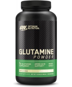 Optimum Nutrition Glutamine Powder 300 грам, глютамін без ароматизаторів