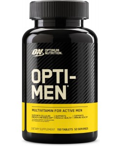 Optimum Nutrition Opti-Men 150 пігулок, USA мультивітаміни для активних чоловіків