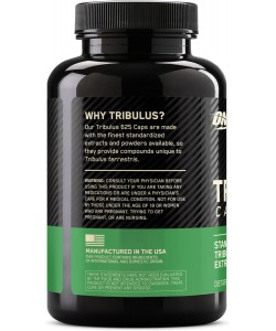 Optimum Nutrition Tribulus 625 mg 100 капсул, повышение тестостерона