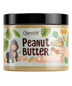 OstroVit 100% Peanut Butter + Protein 500 грамм, арахисовое масло с протеином