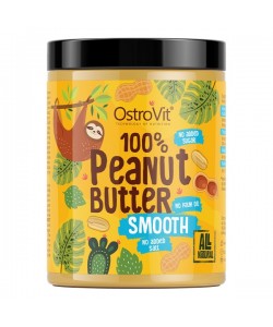 OstroVit 100% Peanut Butter Smooth 1000 грам, арахісове масло