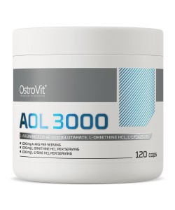 OstroVit AOL 3000 120 капсул, L-аргінін AAKG, L-орнітин та L-лізин