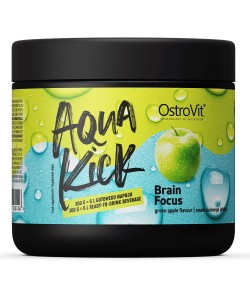 OstroVit Aqua Kick Brain Focus 300 грам, інозітол, бітартрат холін, ашваганда, вітамін B6 і В12