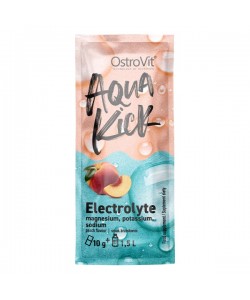 OstroVit Aqua Kick Electrolyte 10 грам, електроліти з ароматом персика