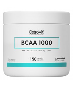 OstroVit BCAA 2-1-1 1000 150 капсул, бцаа 2-1-1