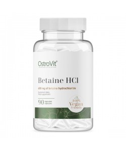 OstroVit Betaine HCL 90 капсул, гідрохлорид бетаїну