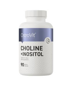 OstroVit Choline + Inositol 90 таблеток, холін бітартрат та інозитол