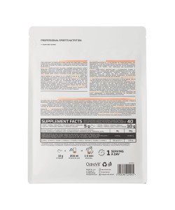 OstroVit Collagen + Vitamin C 400 грамм, гидрозилованый говяжий коллаген + витамин с