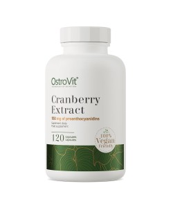 OstroVit Cranberry Extract Vege 120 капсул, екстракт плодів журавлини