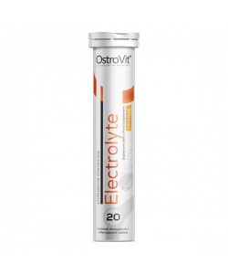 OstroVit Electrolyte 20 effervescent шипучих таблеток, електроліти зі смаком апельсина