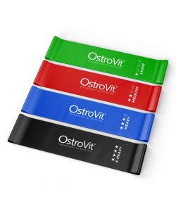 OstroVit Training Bands For Fitness Set 4 шт, набор из четырех тренировочных резинок