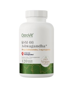 OstroVit KSM-66 Ashwagandha Vege 120 капсул, ашваганда