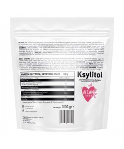 OstroVit Ksylitol 1000 грамм, подсластитель ксилит