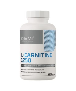 OstroVit L-Carnitine 1250 mg 60 капсул, схуднення