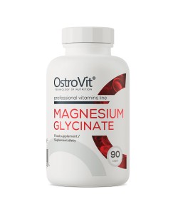 OstroVit Magnesium Bisglycinate 90 капсул, магній бісгліцинат