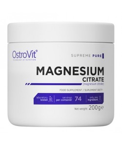 OstroVit Magnesium Citrate 200 грам, цитрат магнію