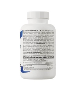 OstroVit Magnesium Citrate 400 mg + B6 90 таблеток, цитрат магния и витамин В6