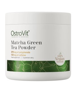 OstroVit Matcha Green Tea Powder 100 грам, порошок листя зеленого чаю матча 
